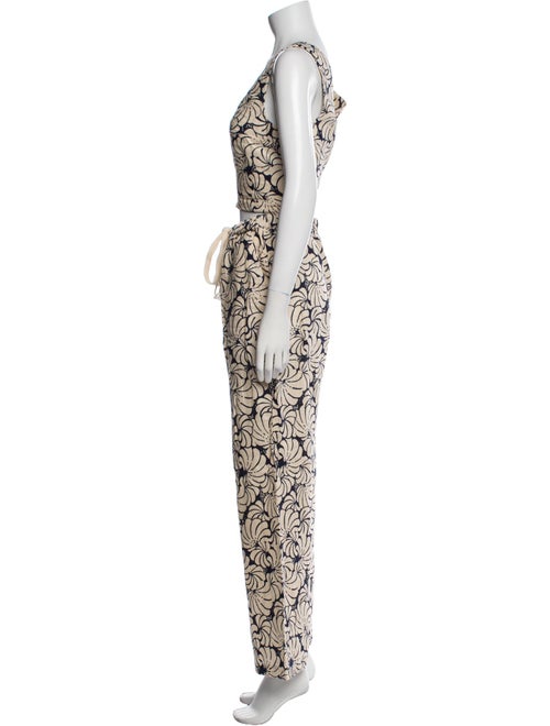 Staud Linen Printed Pant Set