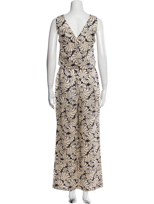 Staud Linen Printed Pant Set