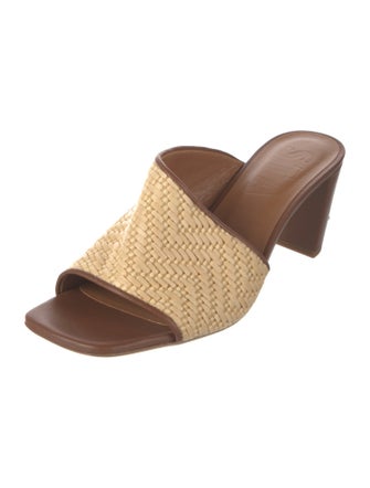 Staud Raffia Slides