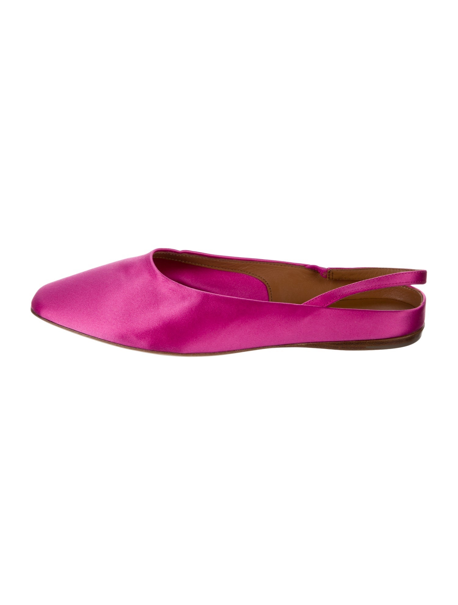 Staud Satin Slingback Flats