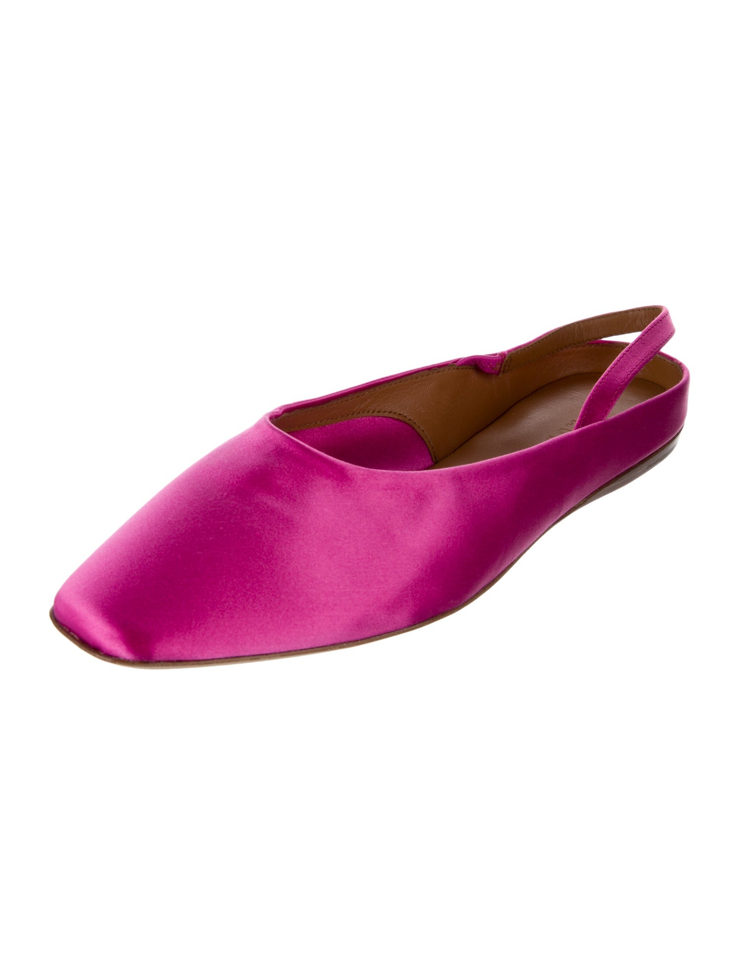Staud Satin Slingback Flats