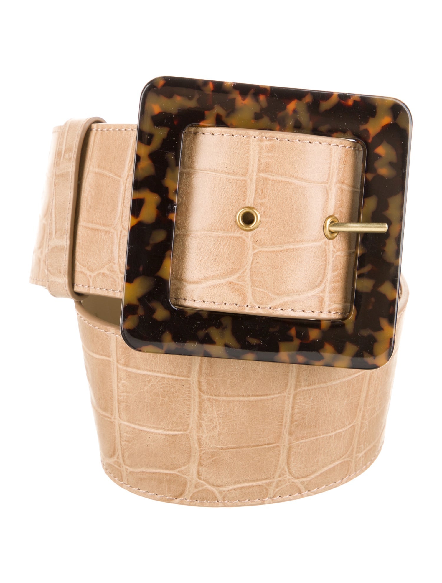 Staud Wide Leather Belt