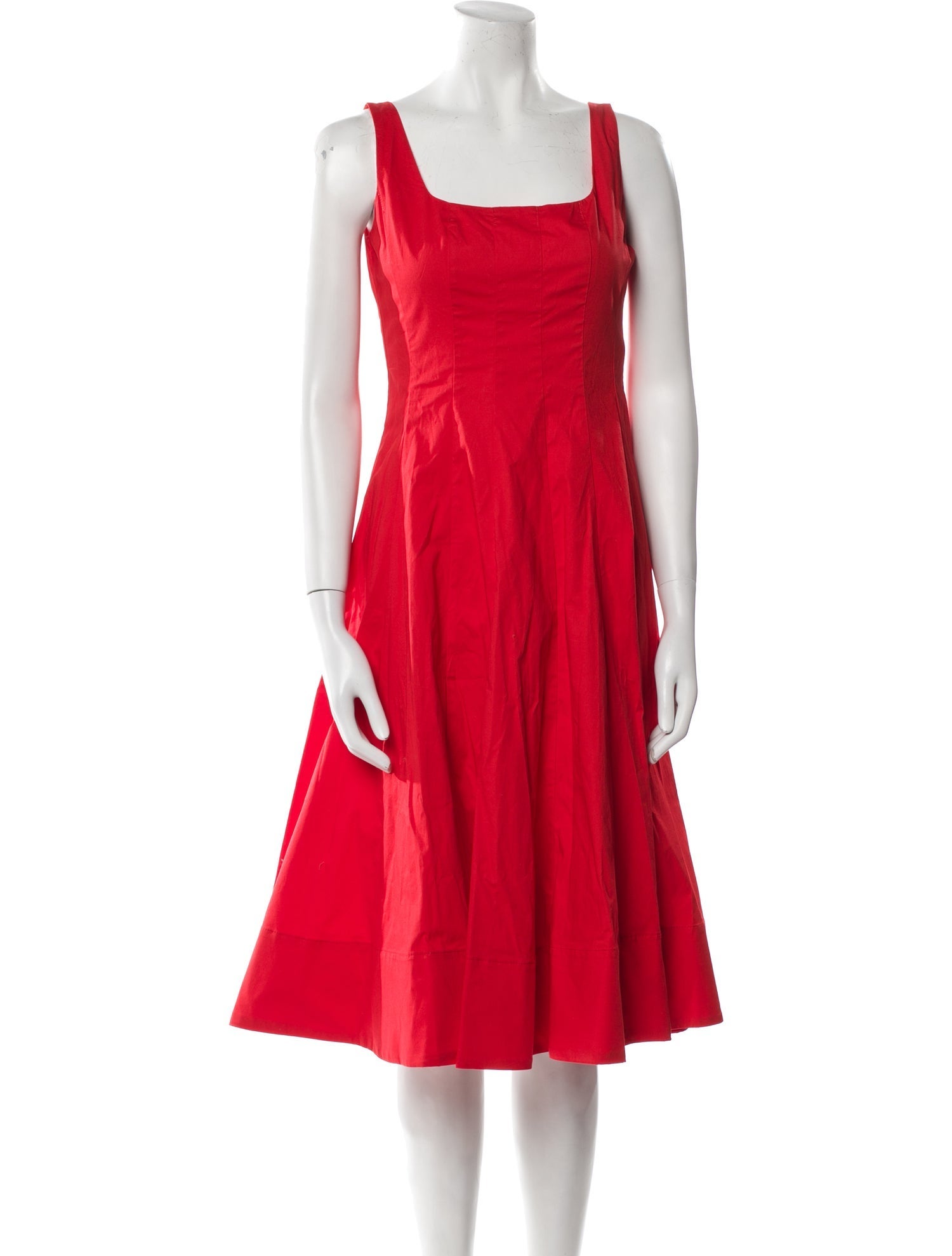 Staud Square Neckline Midi Length Dress w/ Tags