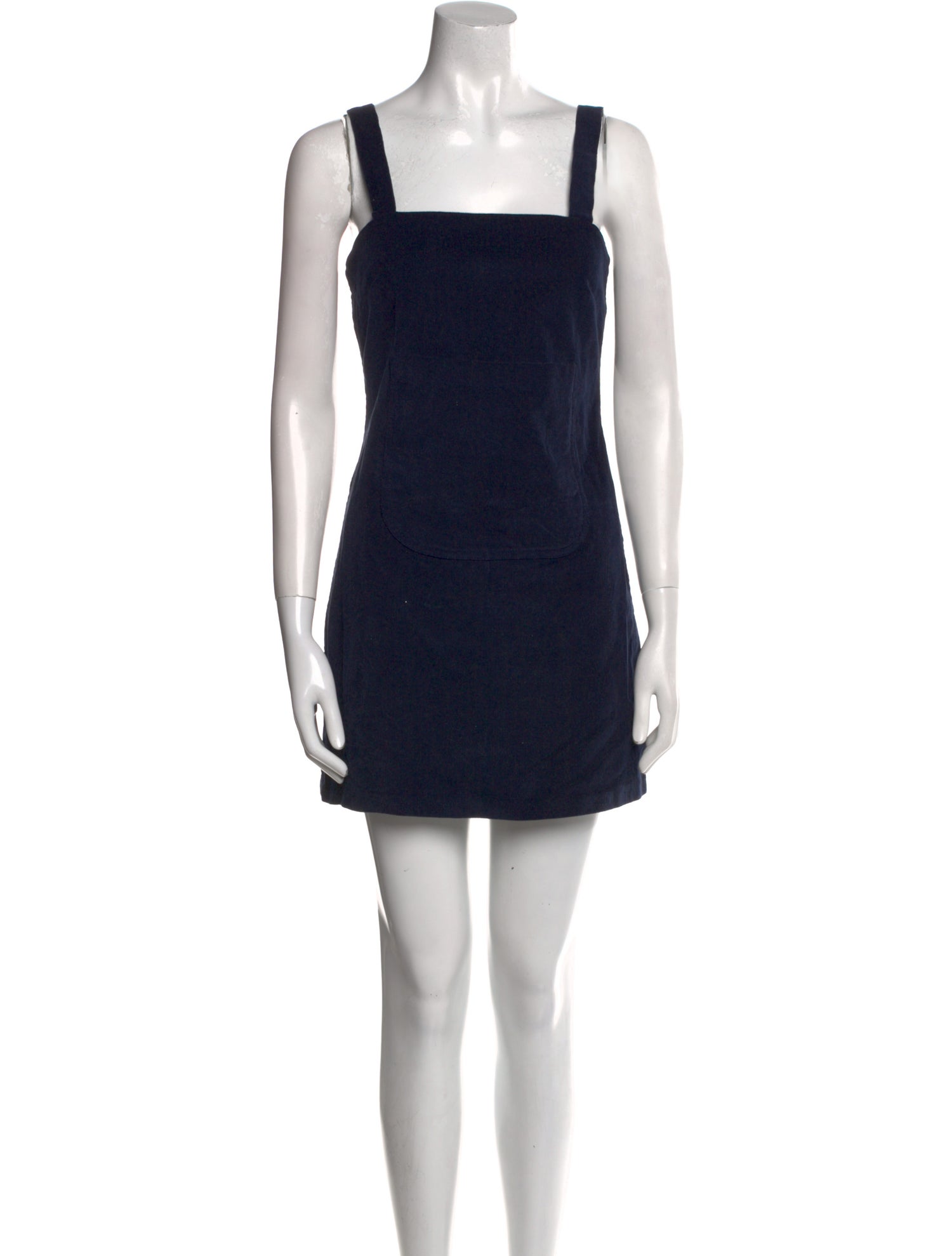 Staud Square Neckline Mini Dress