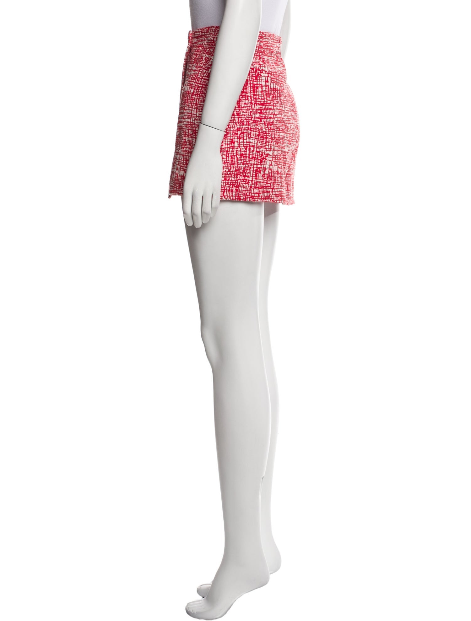 Staud Printed Mini Skirt