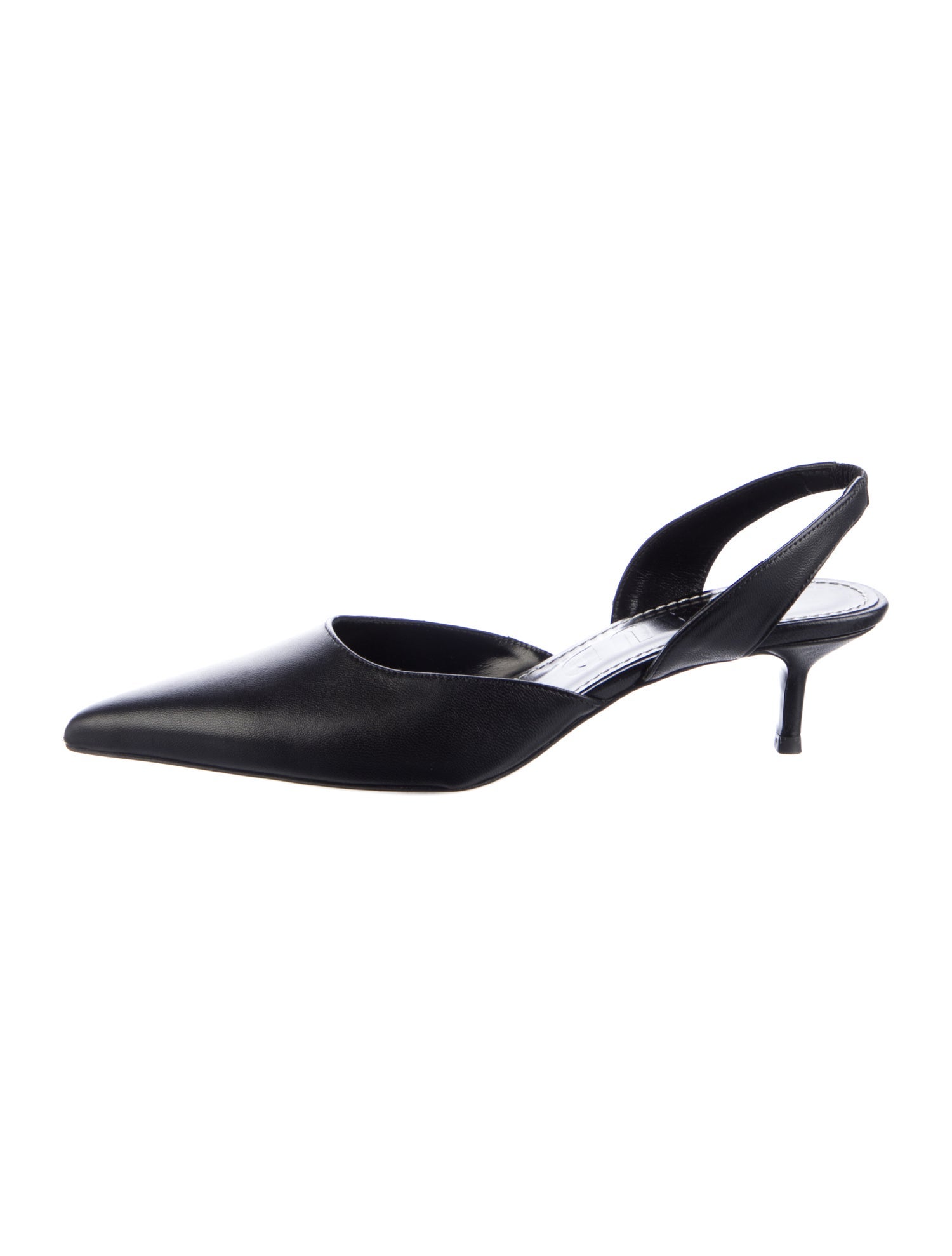 Staud Patent Leather Slingback Pumps