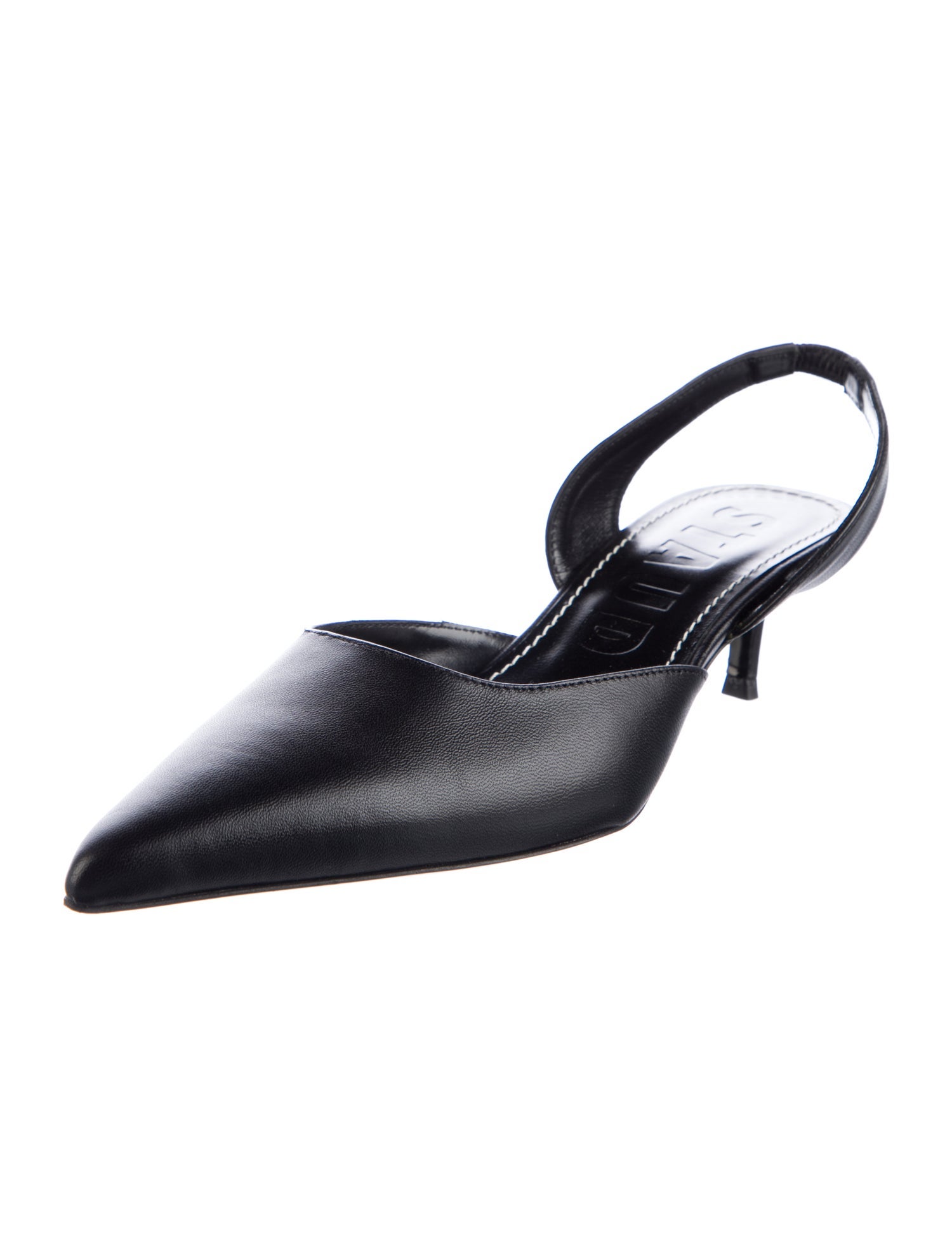 Staud Patent Leather Slingback Pumps