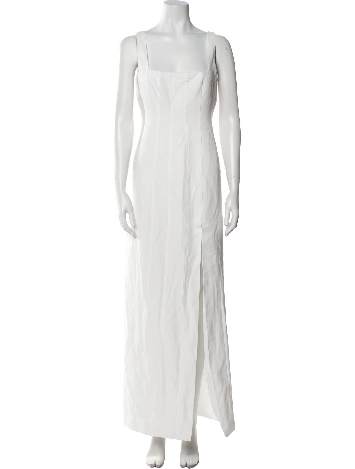 Staud Square Neckline Long Dress