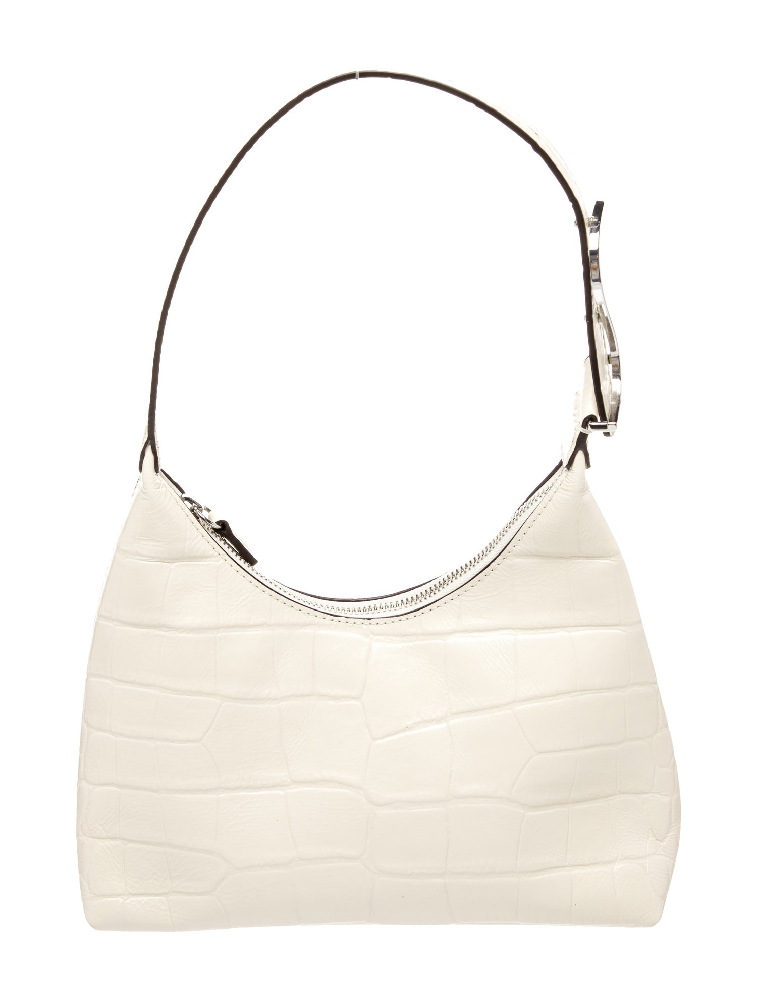 Staud Embossed Leather Top Handle Bag