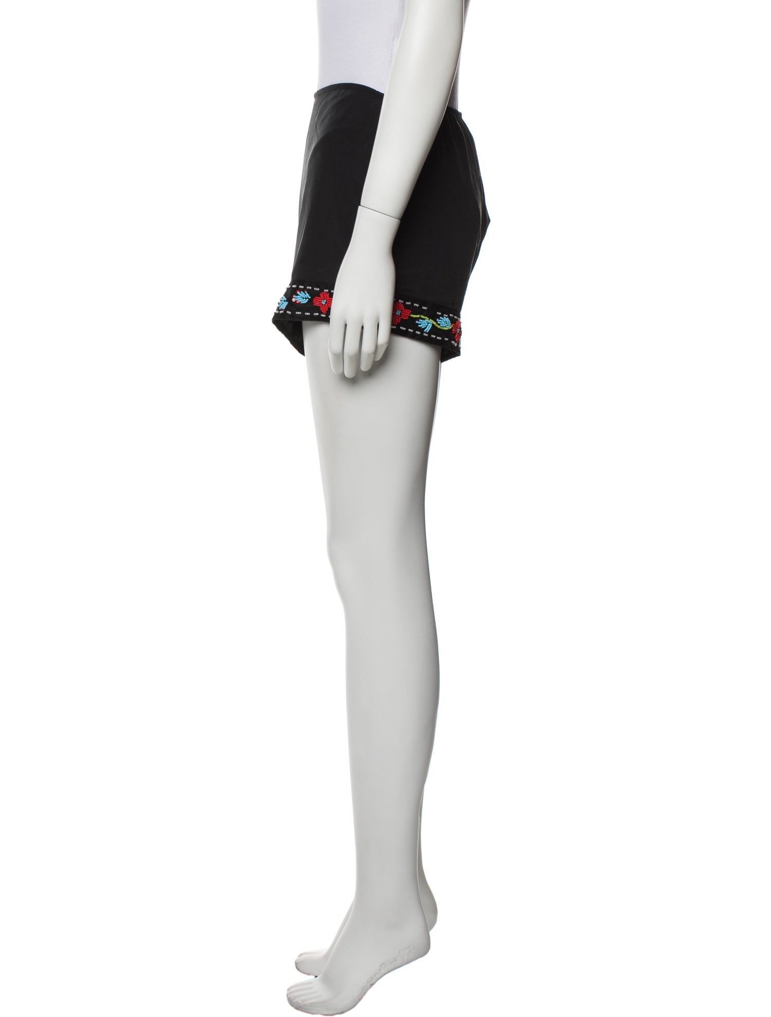 Staud Silk Mini Shorts