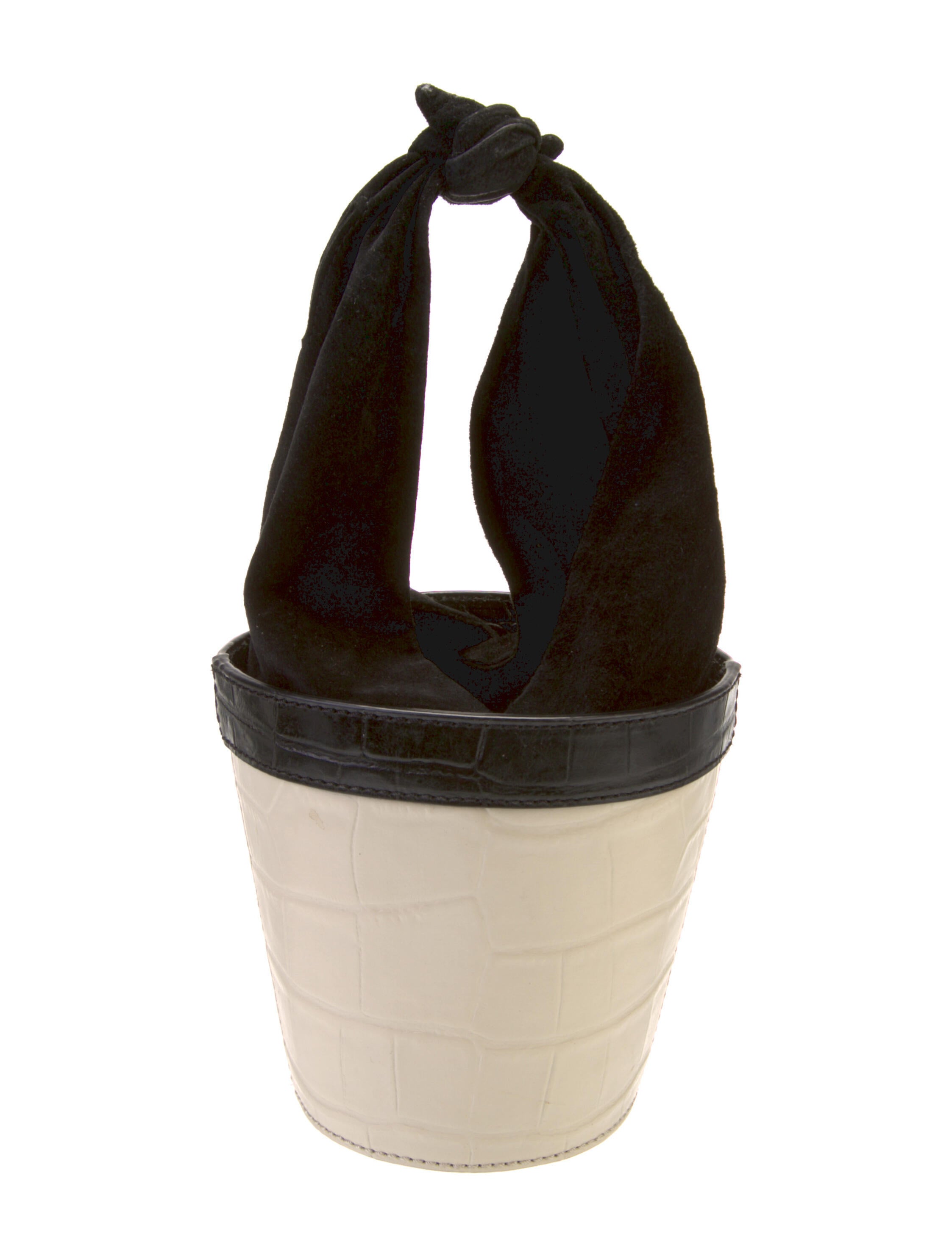 Staud Embossed Leather Bucket Bag