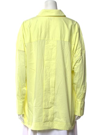 Staud Long Sleeve Button-Up Top