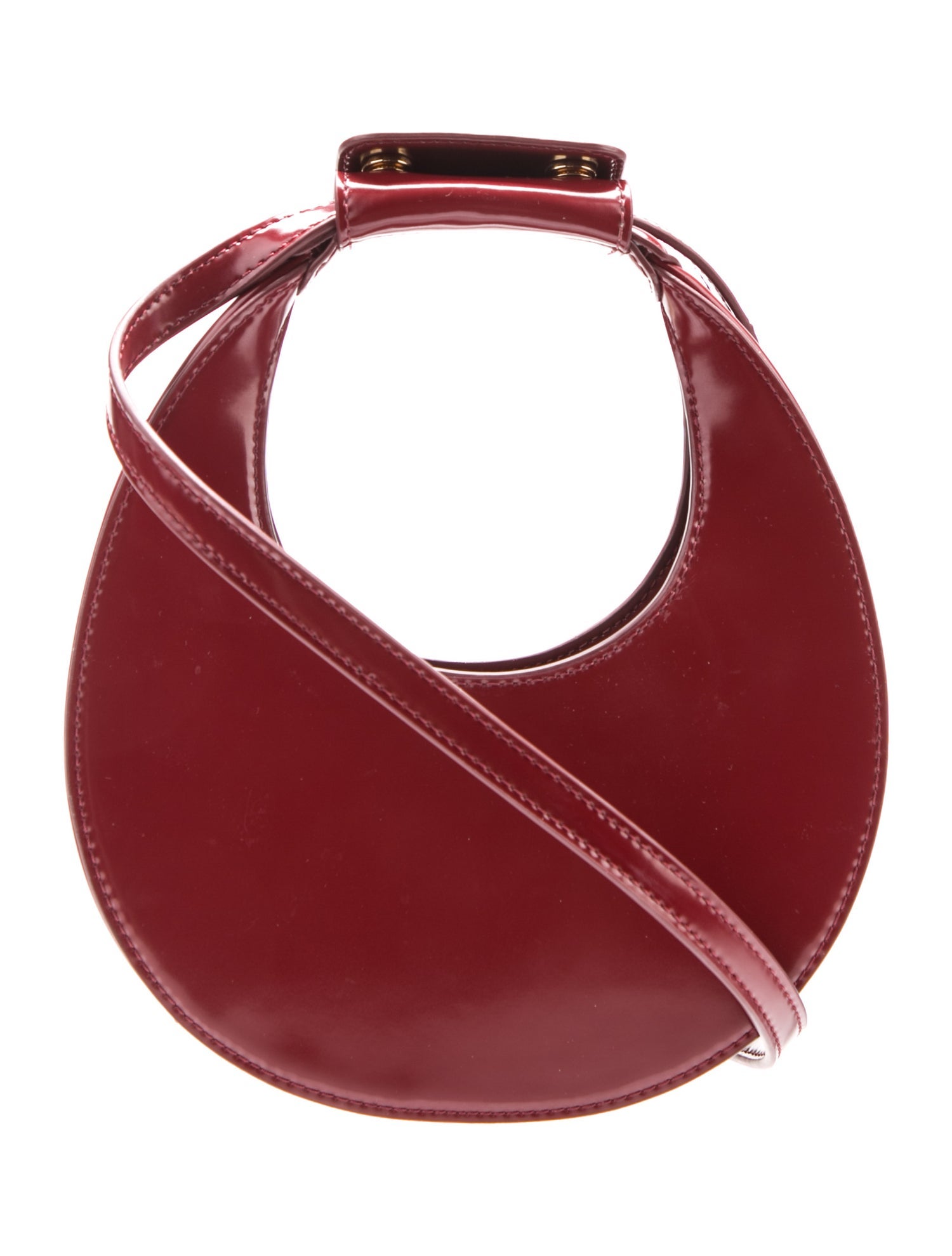 Staud Patent Leather Crossbody Bag