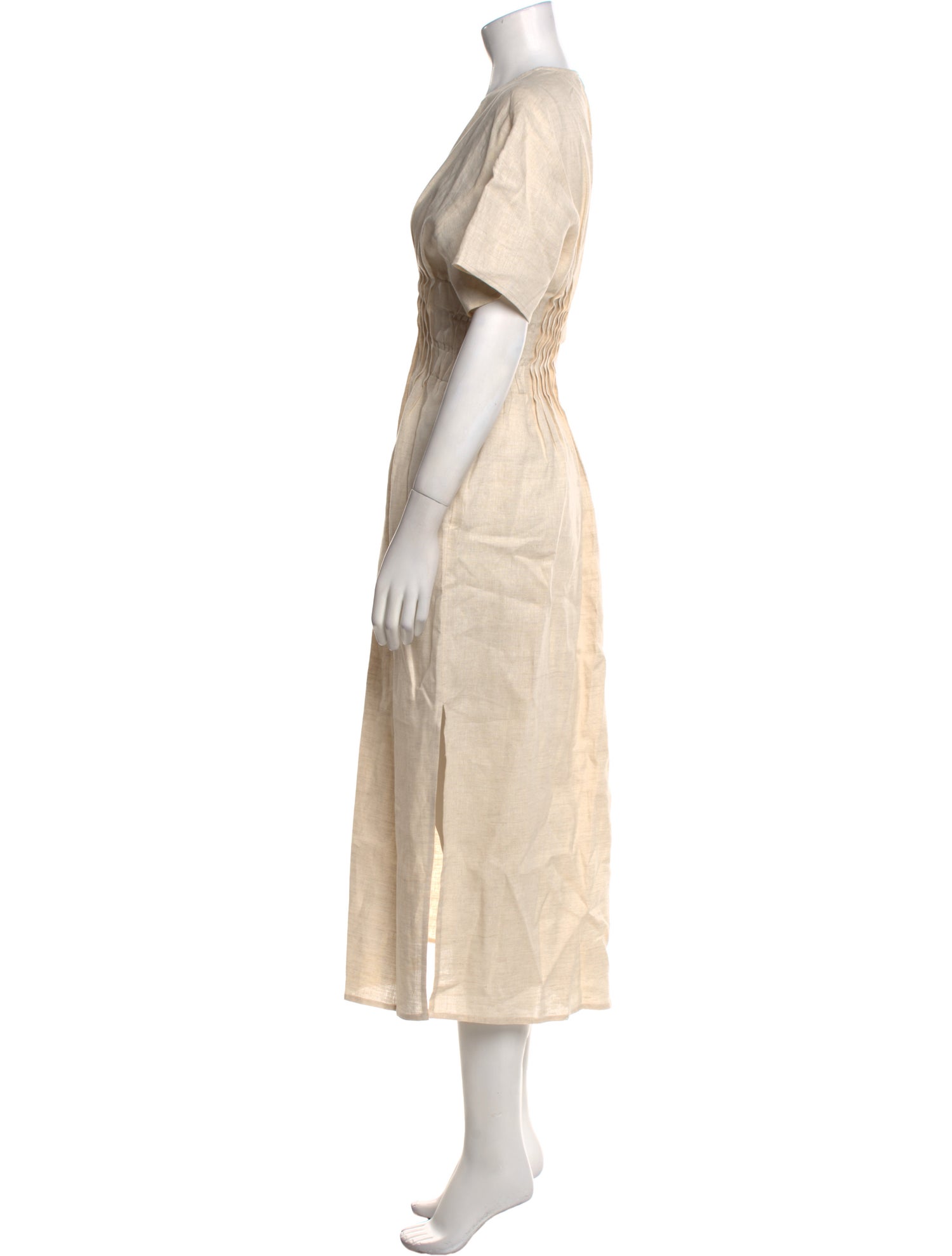 Staud Linen Long Dress