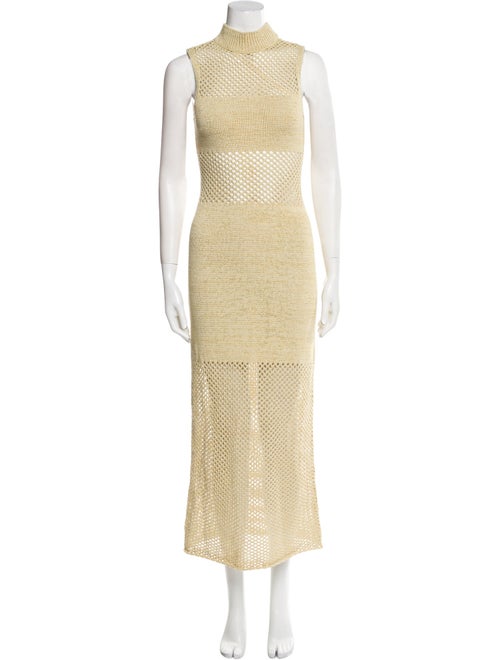 Staud Turtleneck Long Dress