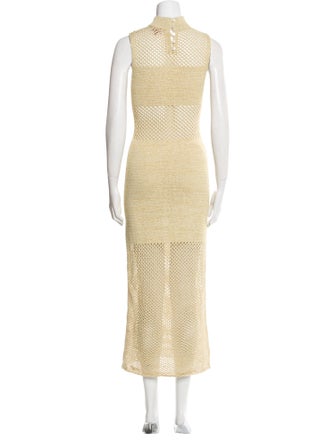 Staud Turtleneck Long Dress