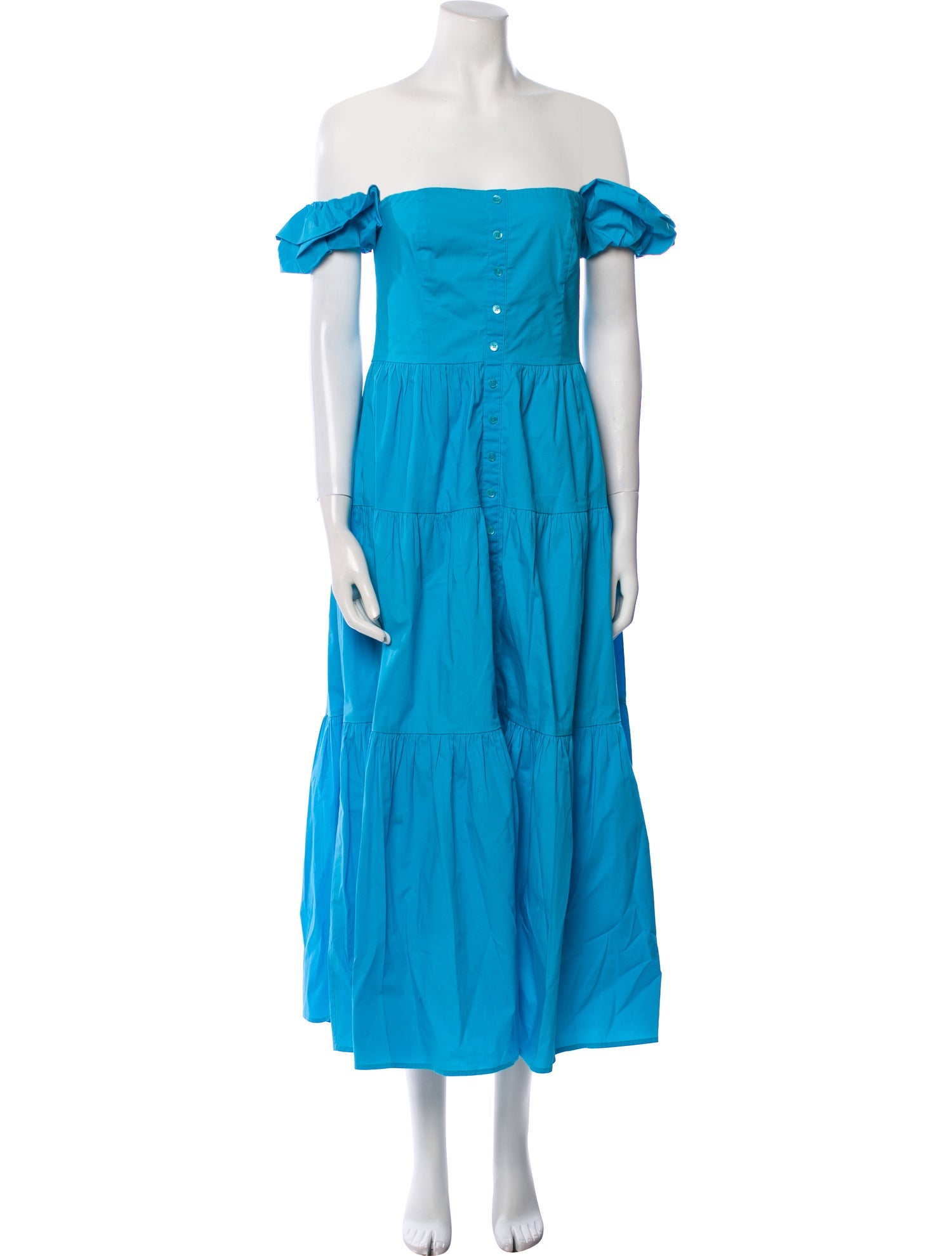 Staud Off-The-Shoulder Long Dress