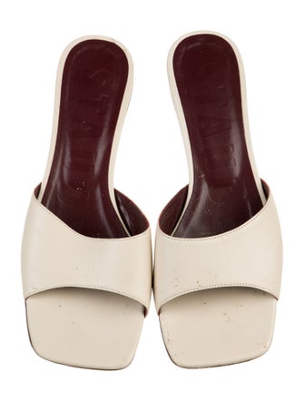 Staud Leather Slides