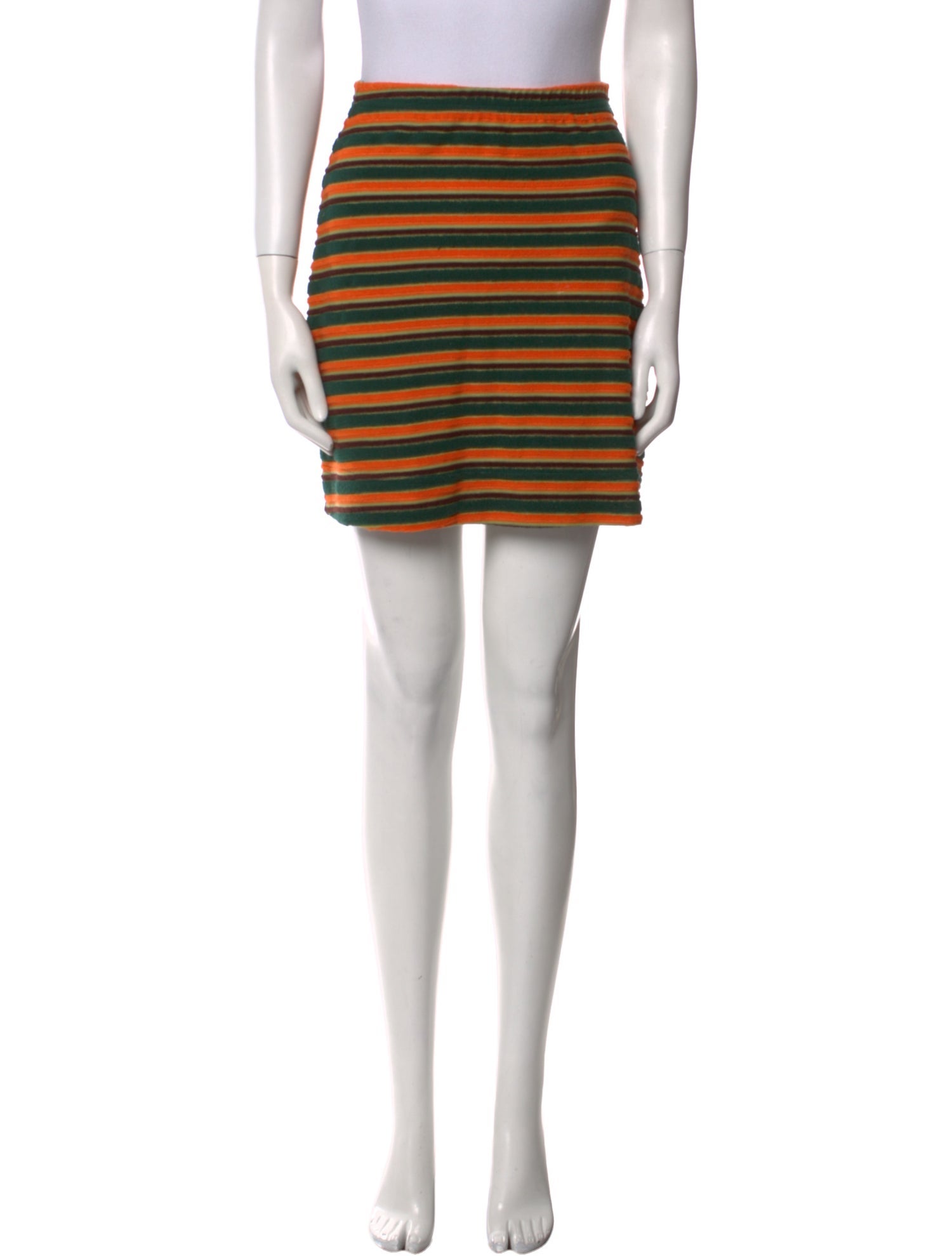 Staud Striped Mini Skirt