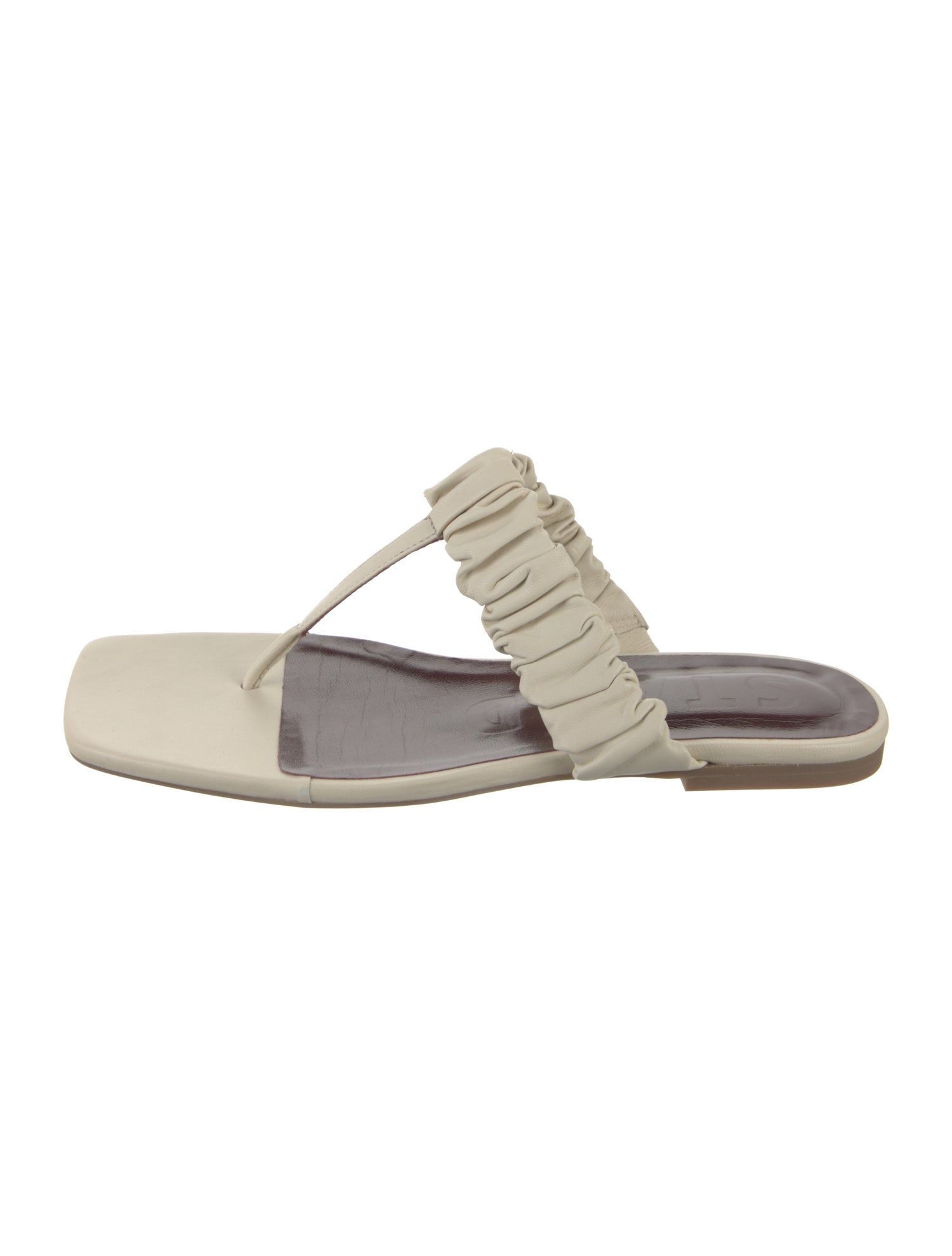 Staud Leather Flip Flops