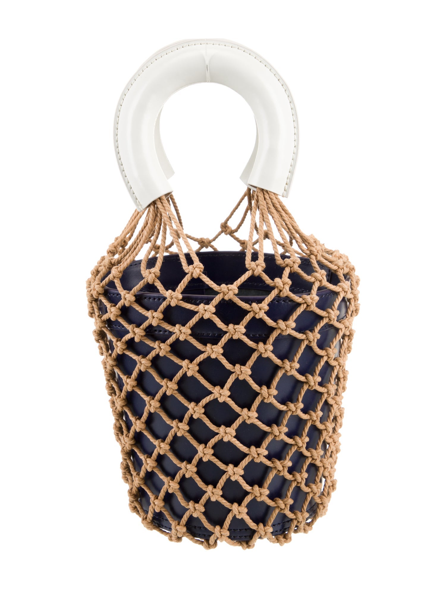 Staud Leather Top Handle Bag