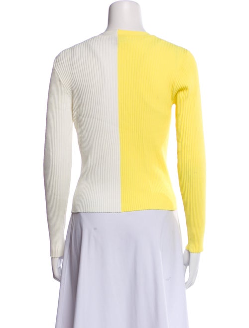 Staud Colorblock Pattern Sweater