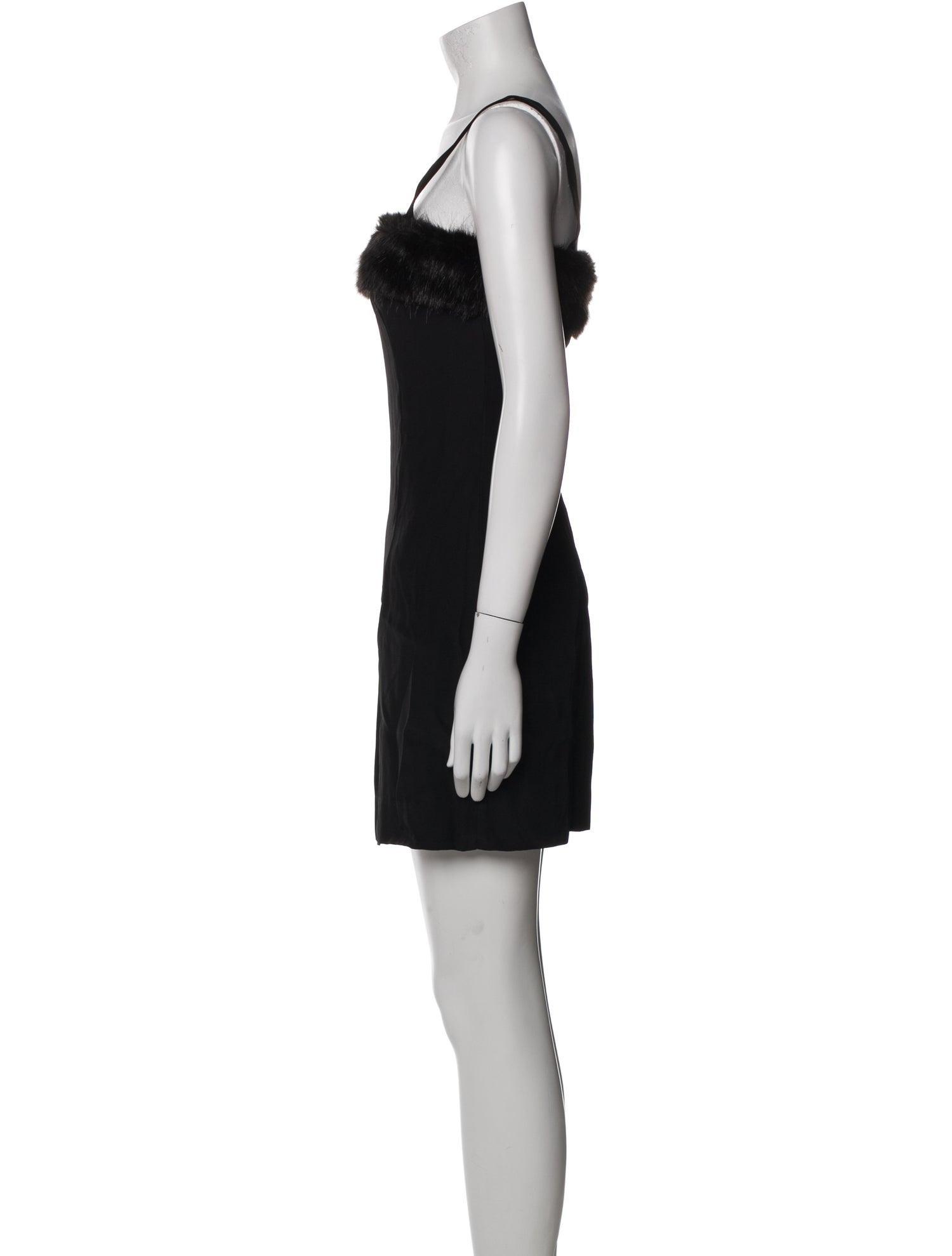 Staud Square Neckline Mini Dress