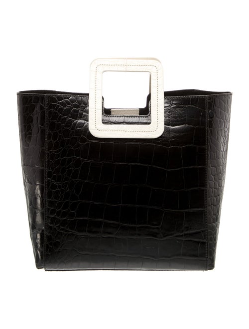 Staud Leather Top Handle Bag