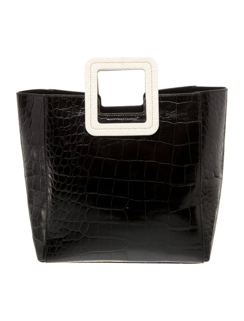 Staud Leather Top Handle Bag
