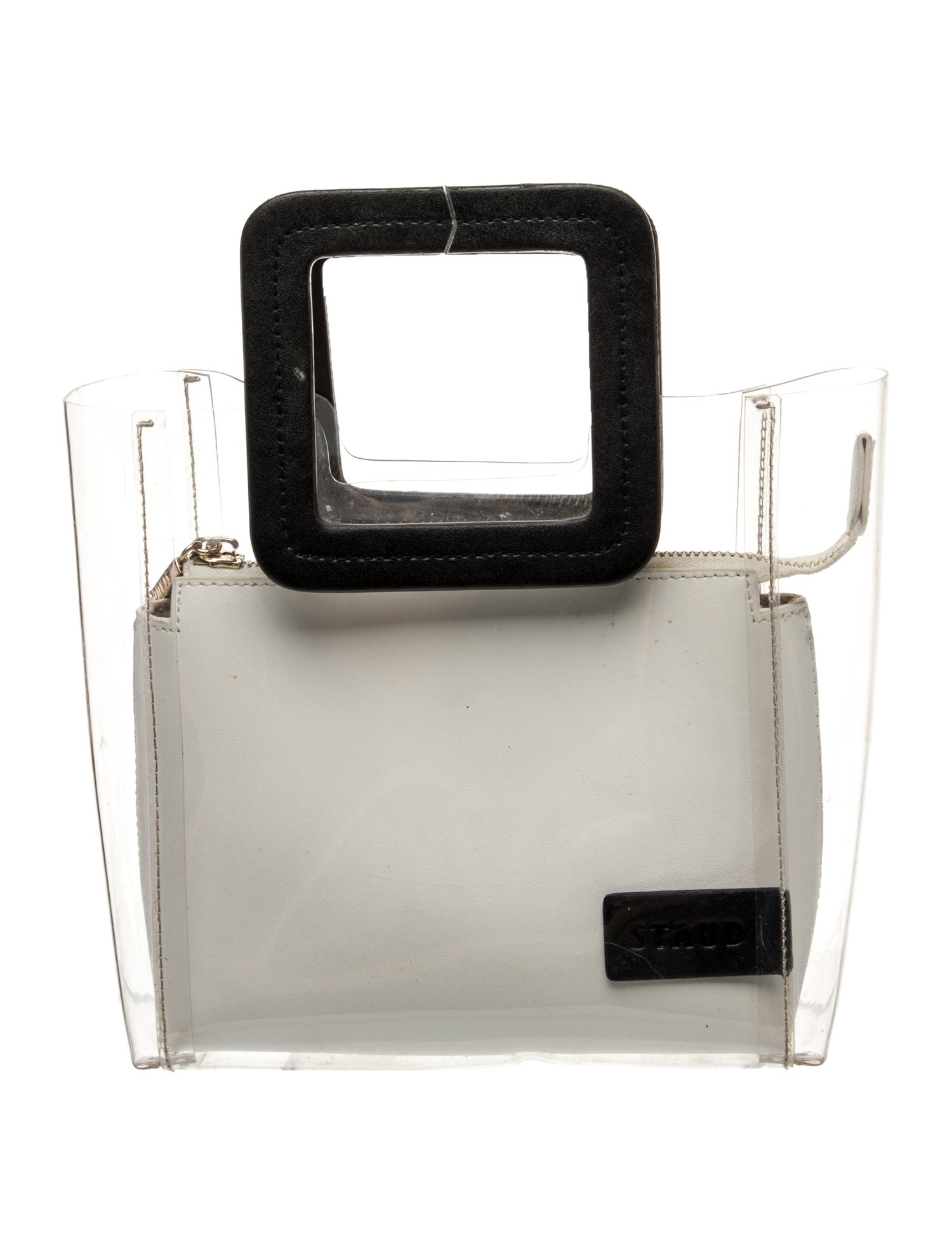 Staud PVC Top Handle Bag
