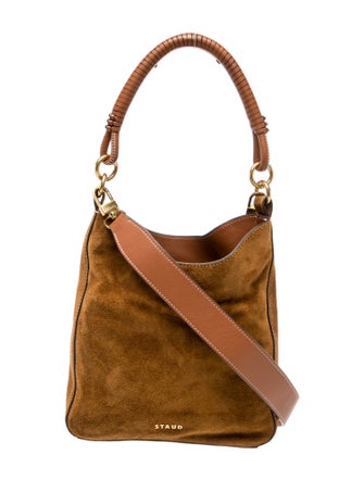 Staud Suede Shoulder Bag