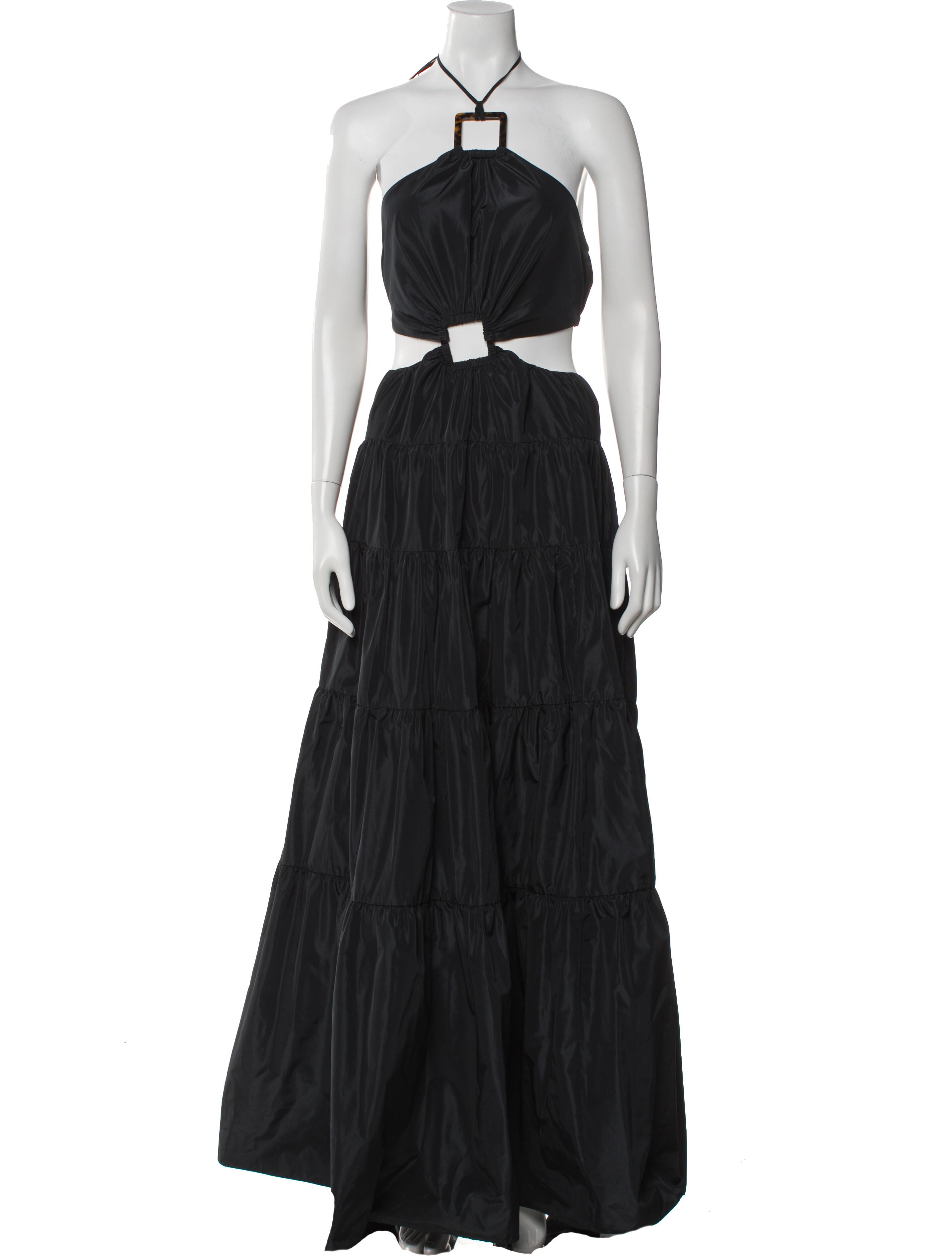 Staud Halterneck Long Dress