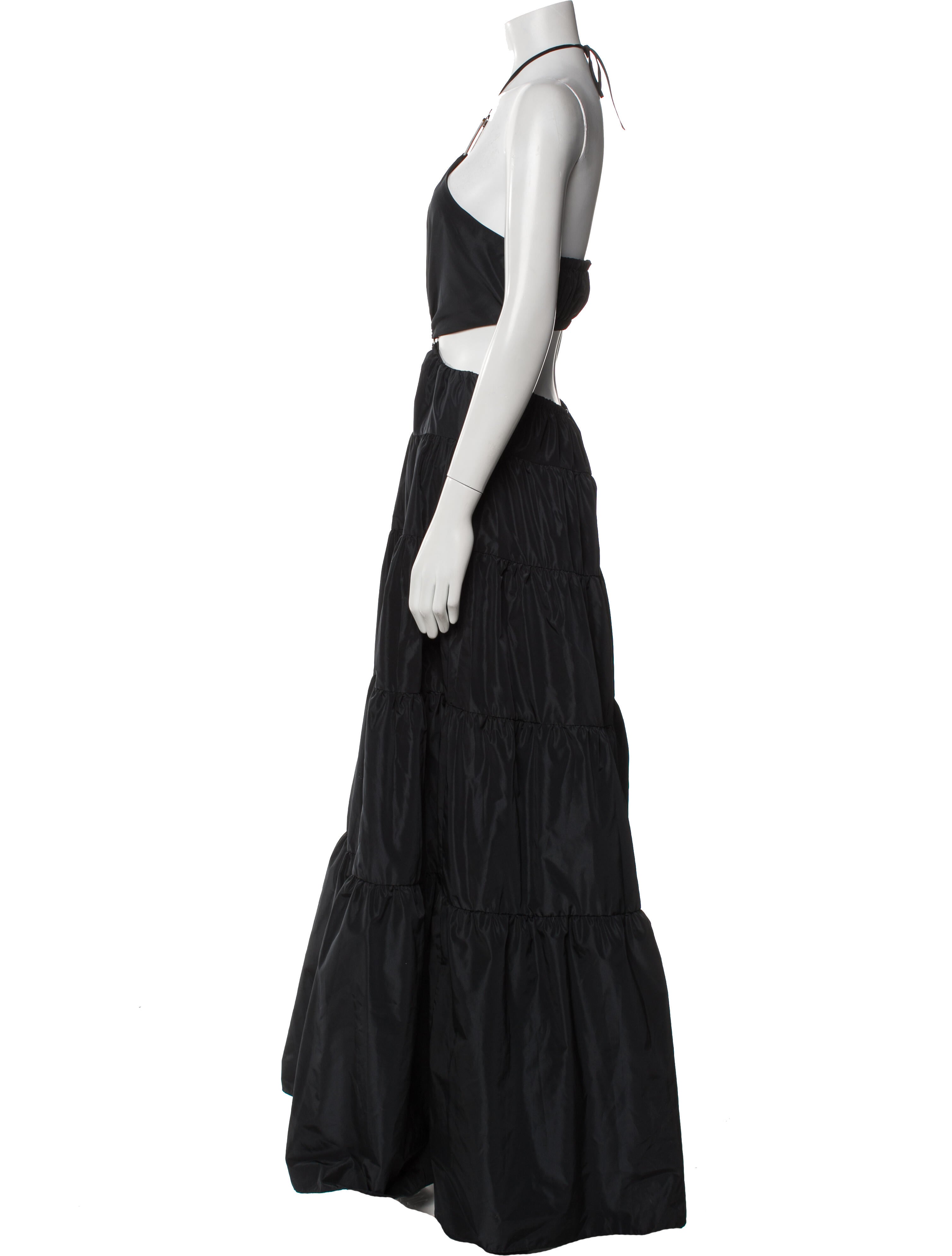 Staud Halterneck Long Dress