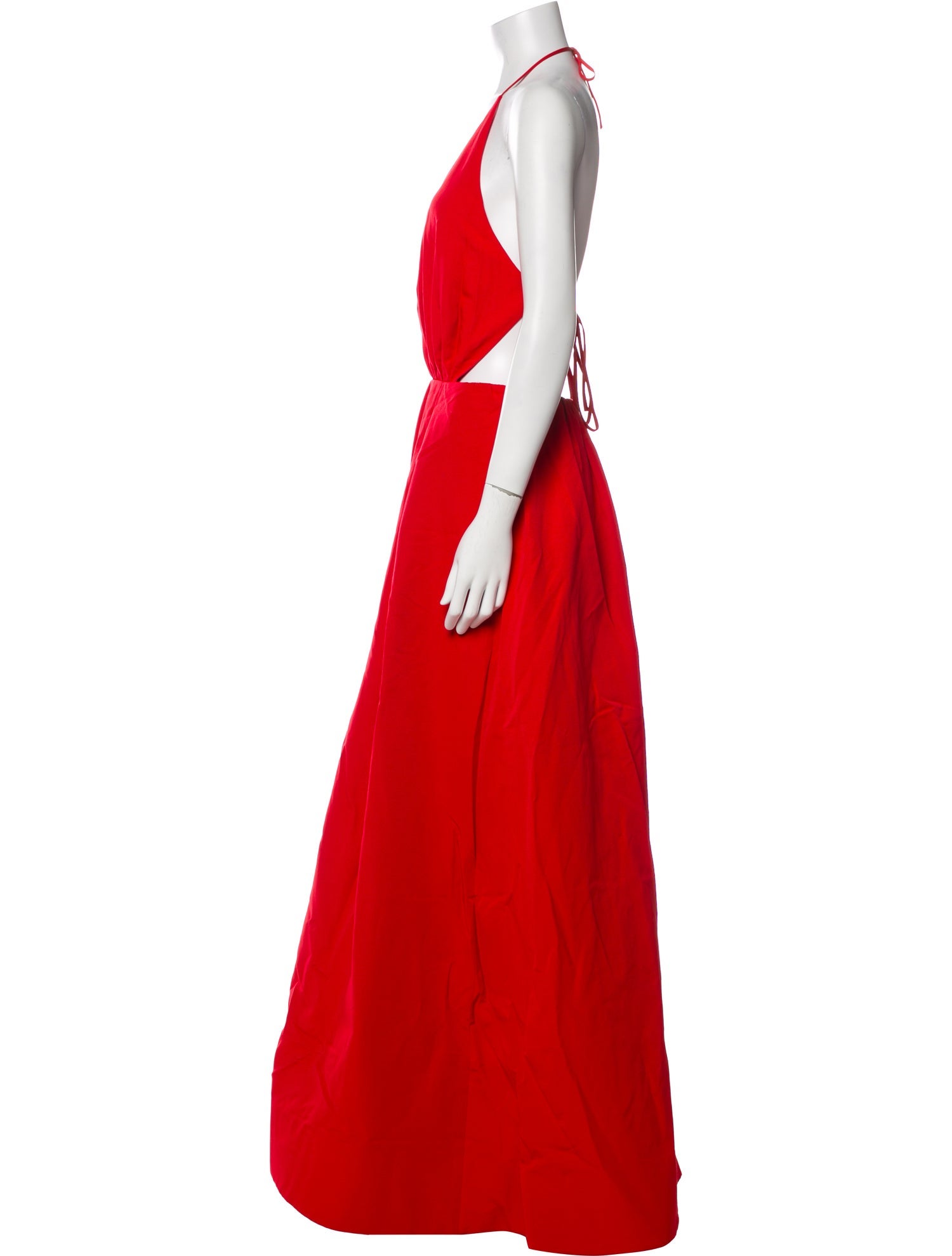 Staud Halterneck Long Dress