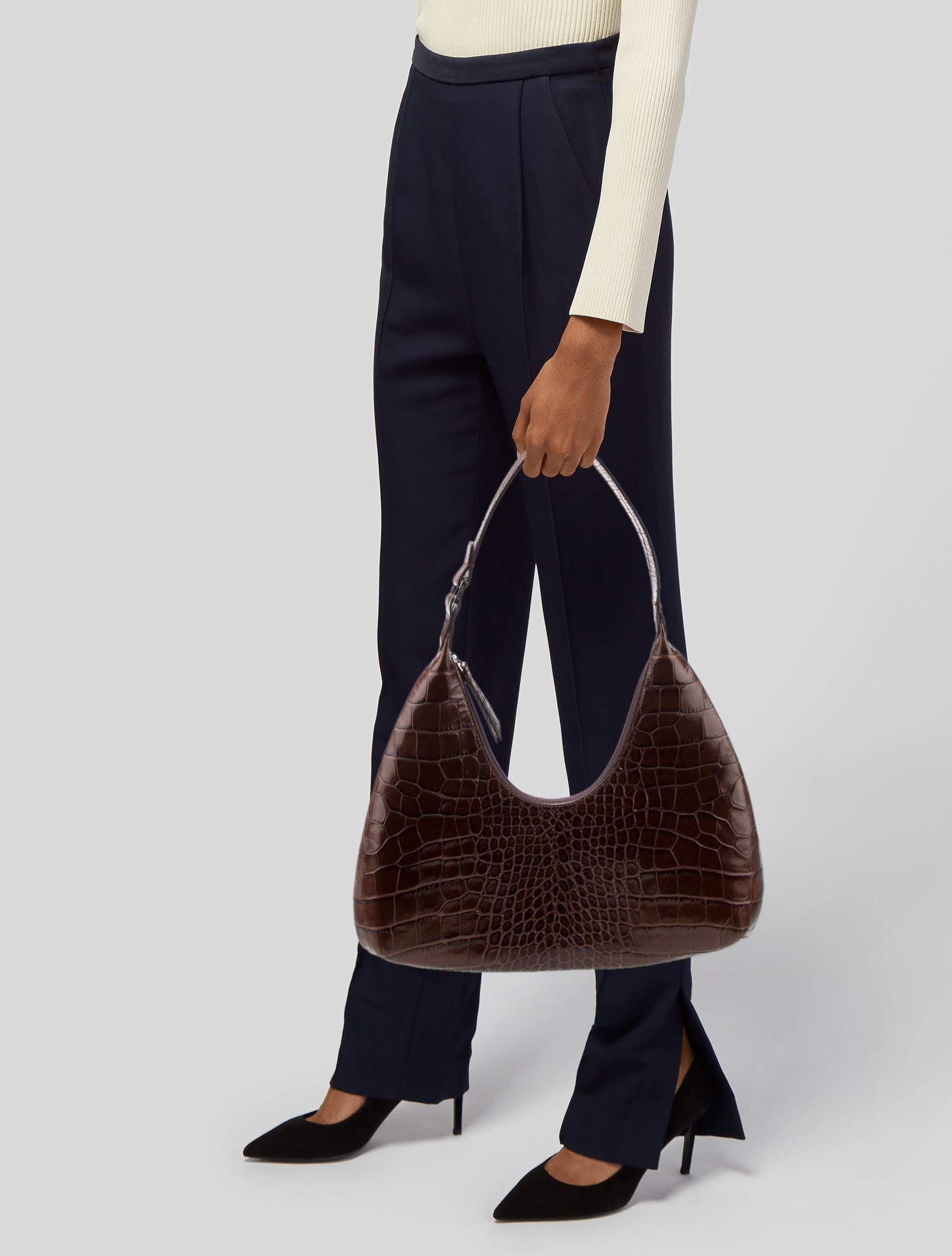 By Far Leather Shoulder Bag