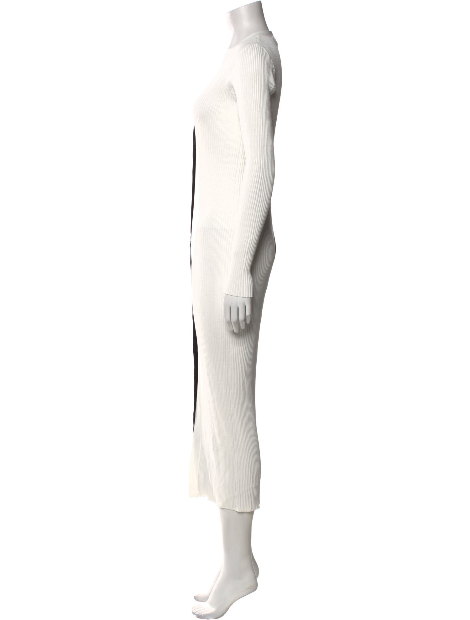 Staud Striped Long Dress