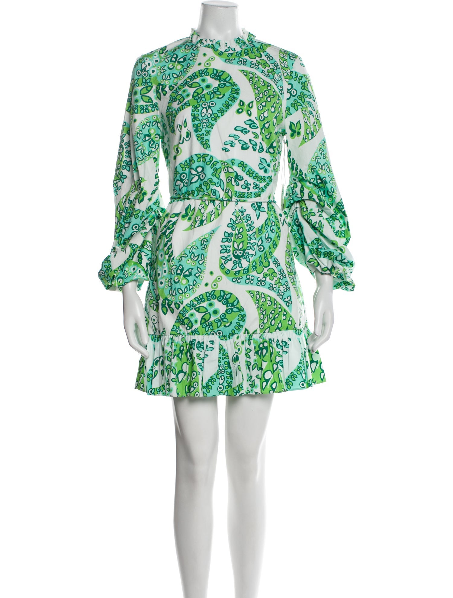 Staud Printed Mini Dress w/ Tags