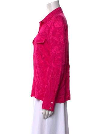 Staud Long Sleeve Button-Up Top