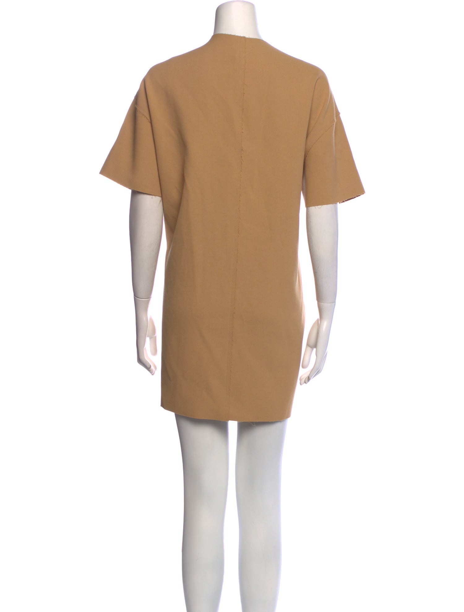 Staud V-Neck Mini Dress w/ Tags - Yellow Dresses, Clothing - WSTFG90930 |  The RealReal