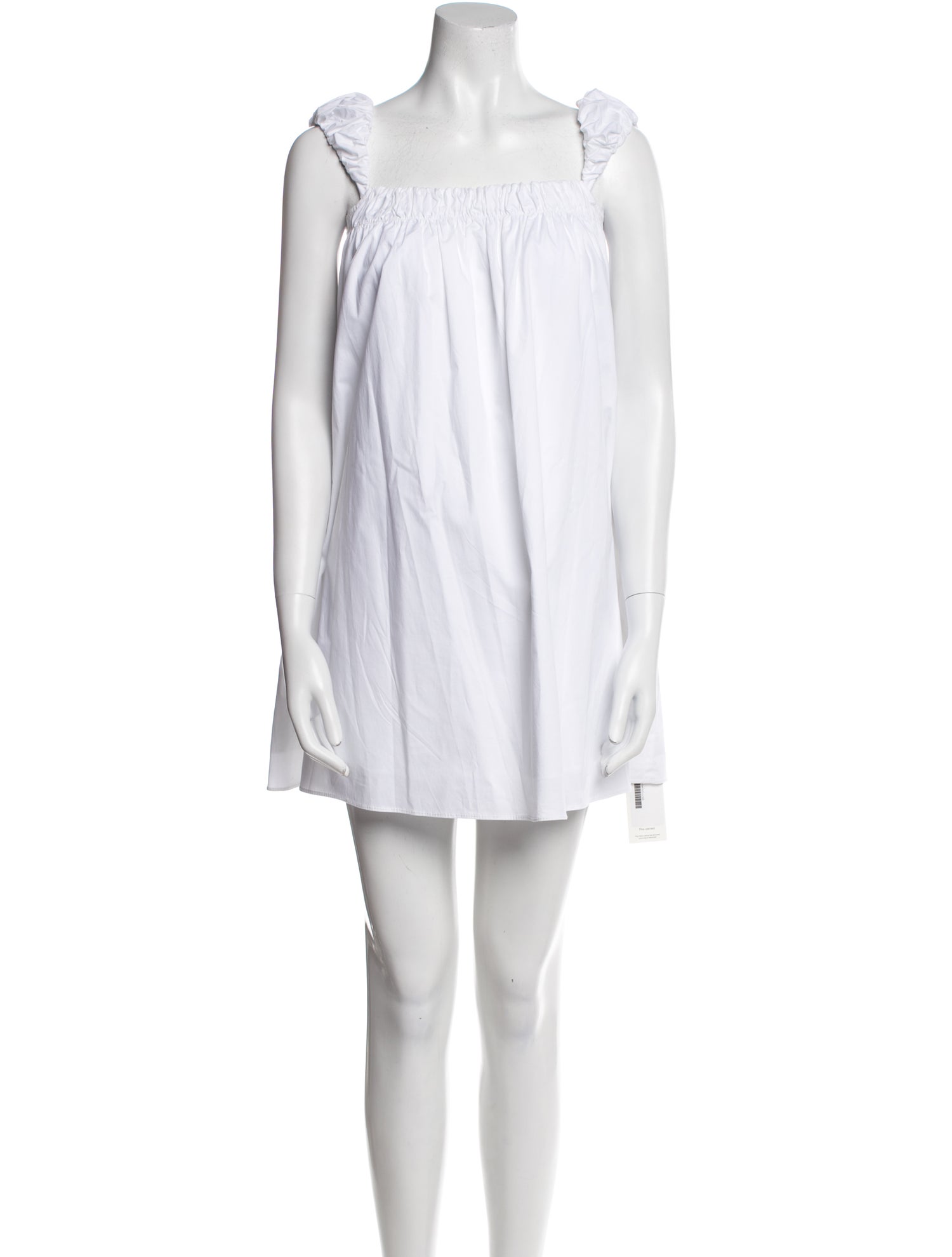 Staud Square Neckline Mini Dress