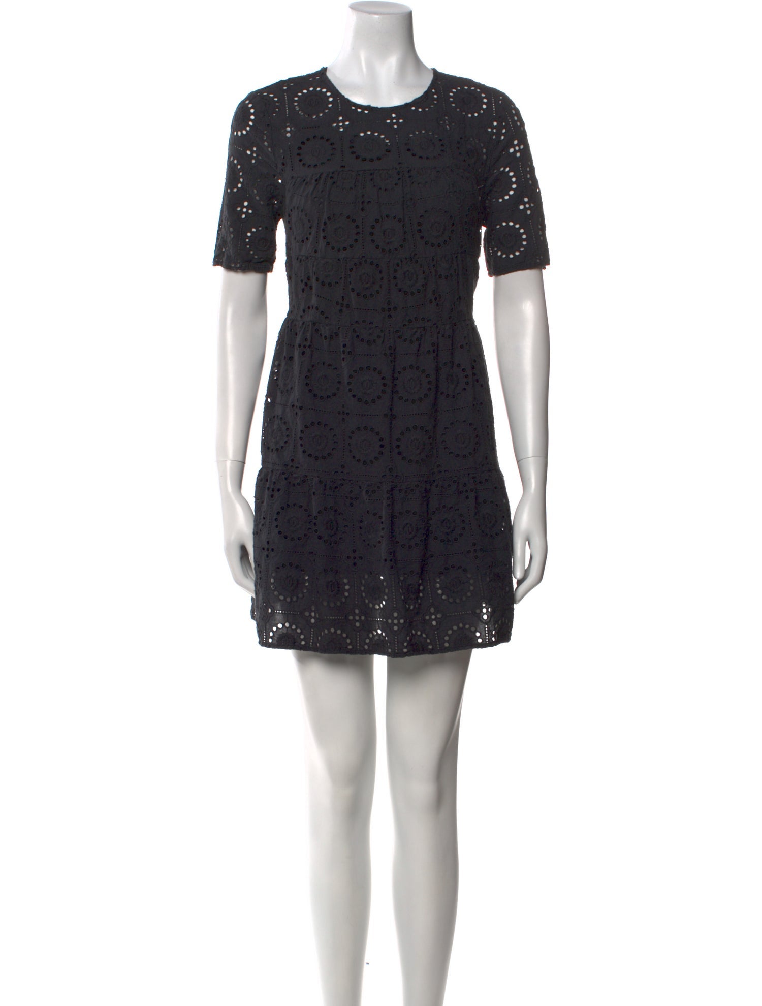 Staud Crew Neck Mini Dress