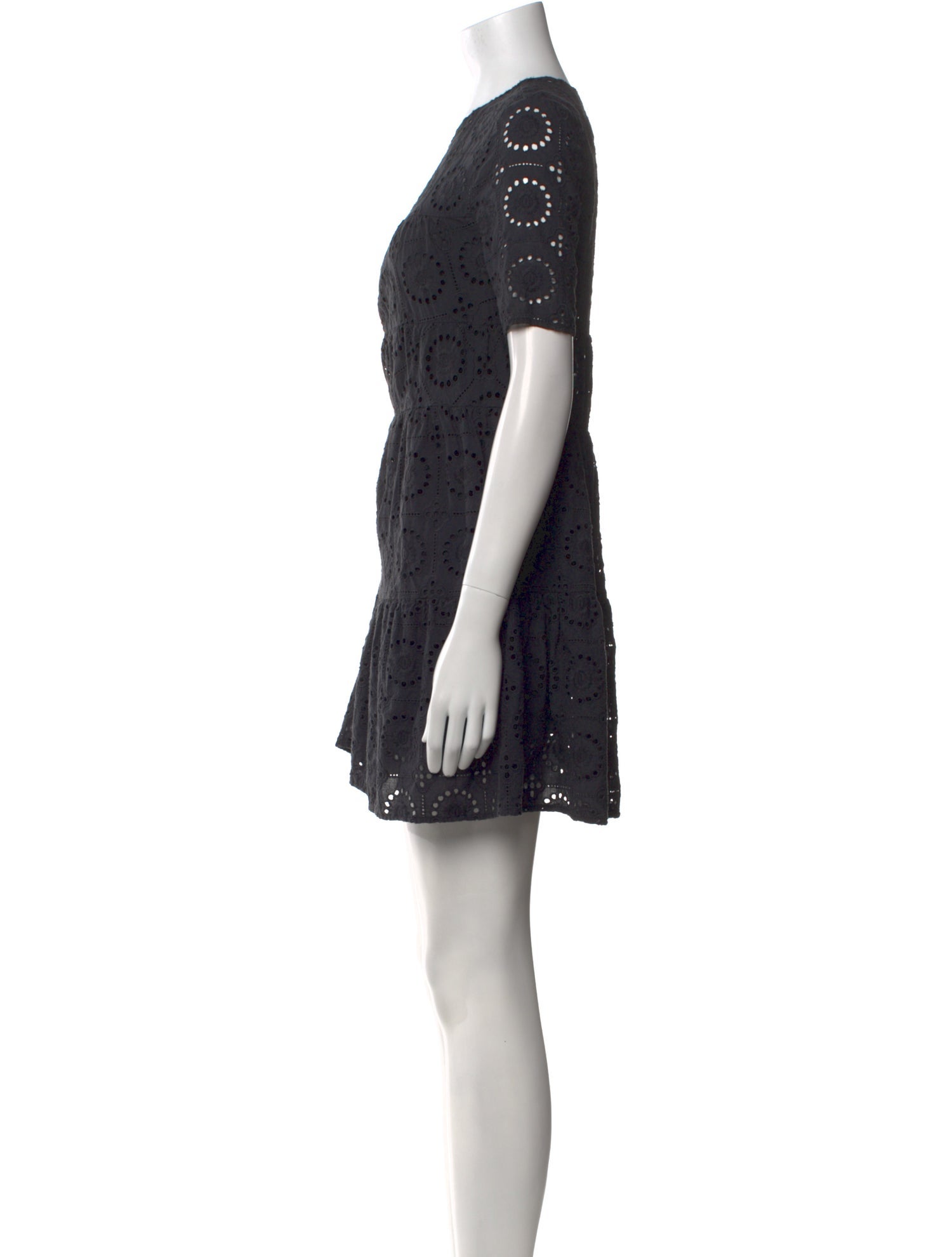 Staud Crew Neck Mini Dress