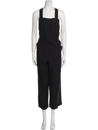 Staud Square Neckline Jumpsuit