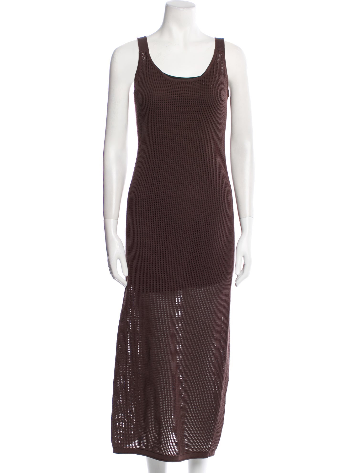 Staud Striped Long Dress