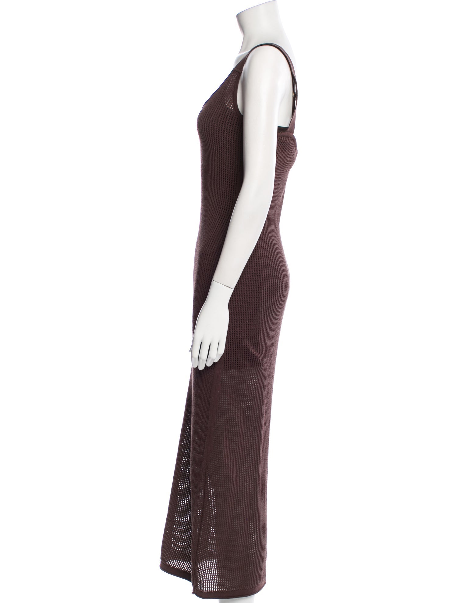 Staud Striped Long Dress