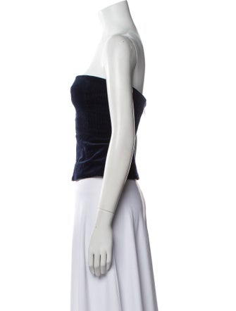 Staud Strapless Crop Top