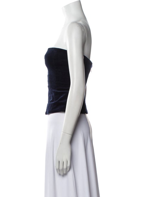 Staud Strapless Crop Top