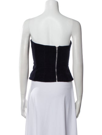 Staud Strapless Crop Top