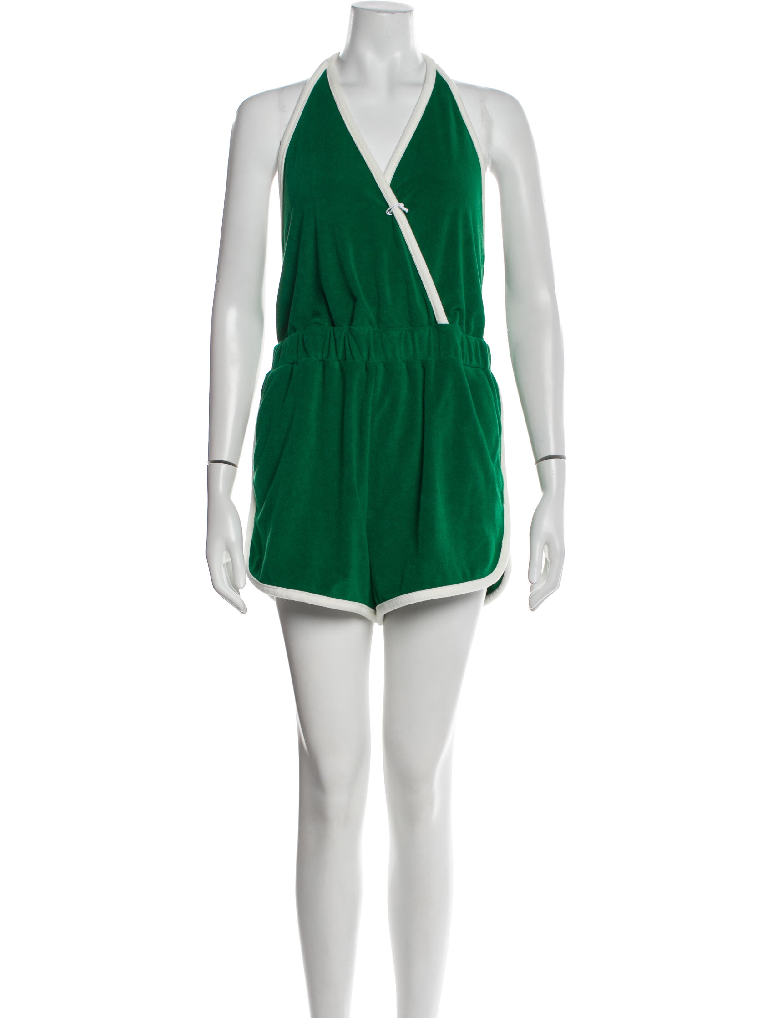 Staud V-Neck Romper w/ Tags