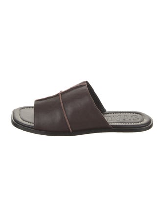 Staud Leather Slides